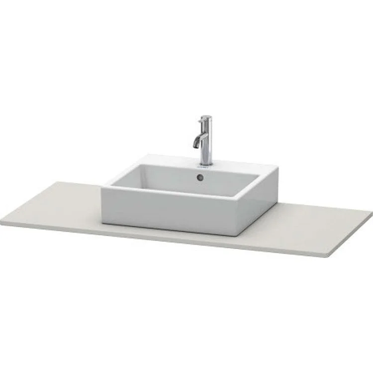 Lavatory Console XSquare Concrete Gray Matte Single Basin 21-5/8 x 47-1/4 Inch