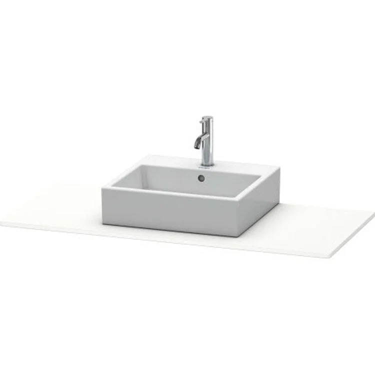 Lavatory Console XSquare White Matte Single Basin 47-1/4 x 21-5/8 Inch