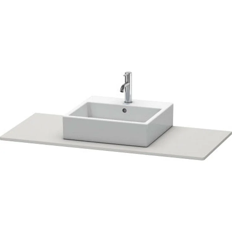 Lavatory Console XSquare Nordic White Satin Matte Single Basin 47-1/4 x 21-5/8 Inch