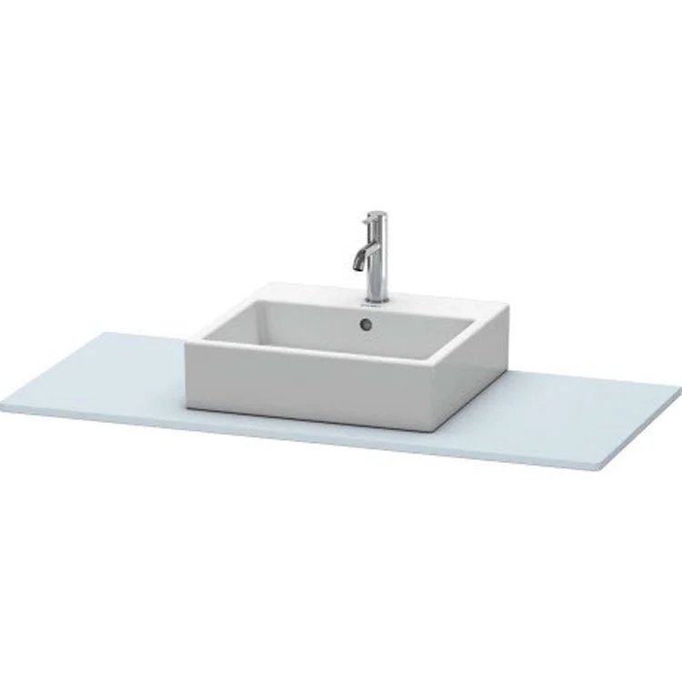 Lavatory Console XSquare Light Blue Satin Matte Single Basin 21-5/8 x 47-1/4 Inch