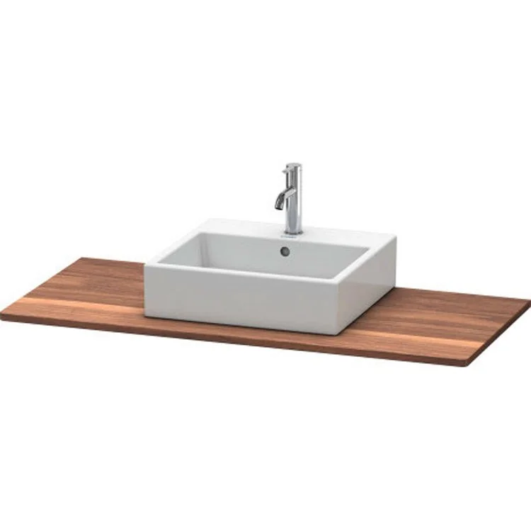 Lavatory Console XSquare American Walnut Single Basin Massive 47-1/4 x 21-5/8 Inch