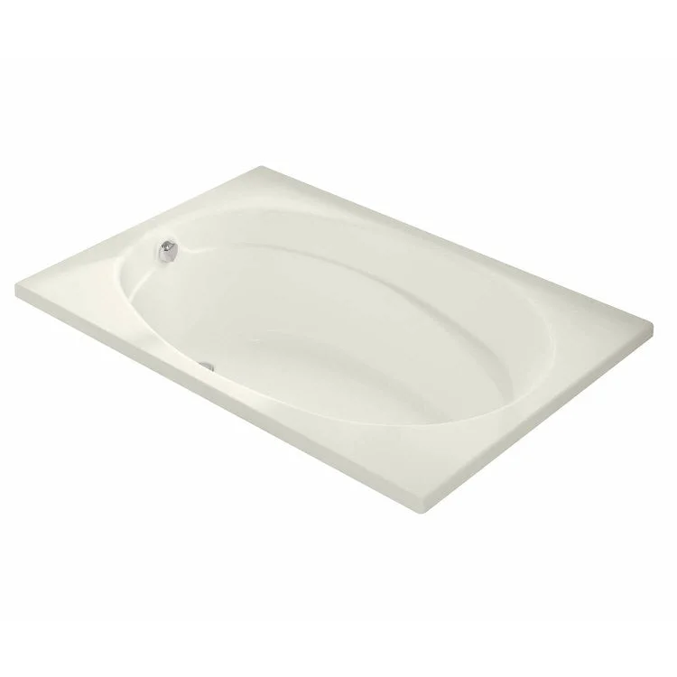 Tub Temple 60 x 42 Inch Alcove Combined Whirlpool Aeroeffect End Biscuit Acrylic