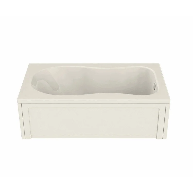 Tub Topaz 72L x 36W Inch Alcove Hydromax End Biscuit Acrylic