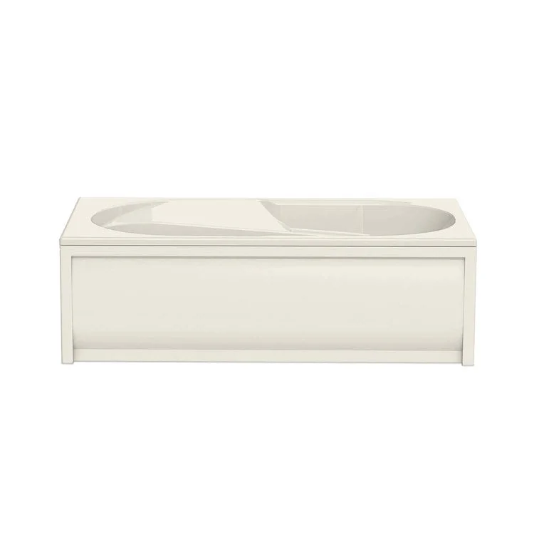 Tub Baccarat 72 x 36 Inch Alcove Hydromax End Biscuit Acrylic