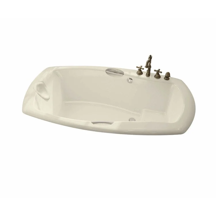 Tub Release 66L x 36W Inch Drop-In Combined Hydromax Aerofeel Center Bone Acrylic