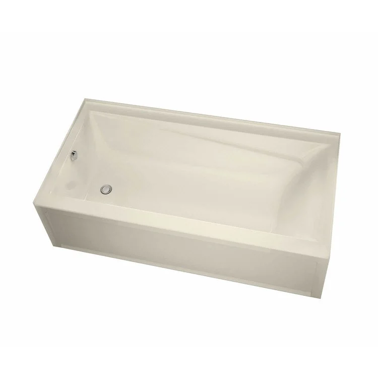 Tub Exhibit AFR 60 x 32 Inch Alcove Whirlpool Left Hand Bone