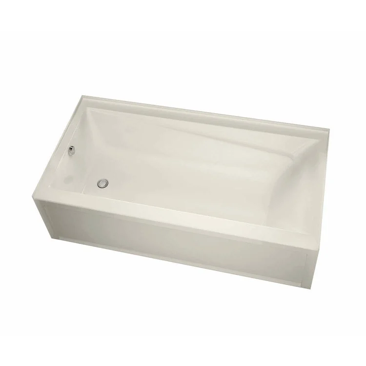 Tub Exhibit AFR 60 x 32 Inch Alcove Whirlpool Left Hand Biscuit