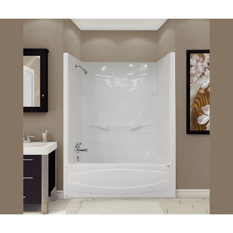 Tub Figaro II 59 x 33 Inch Alcove Whirlpool Left Hand White Acrylic