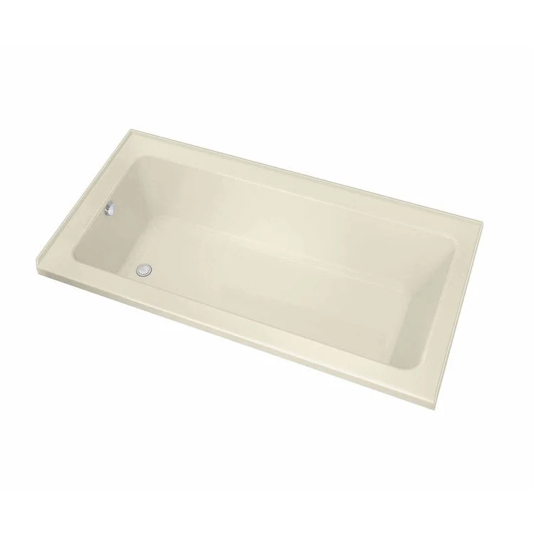 Tub Pose 60 x 30 Inch Alcove Combined Whirlpool Aeroeffect Left Hand Bone Acrylic