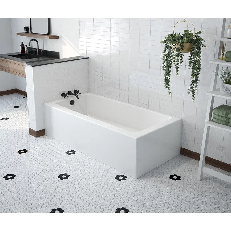 Tub Mackenzie 60L x 30W Inch Corner Access Right Hand White AcrylX