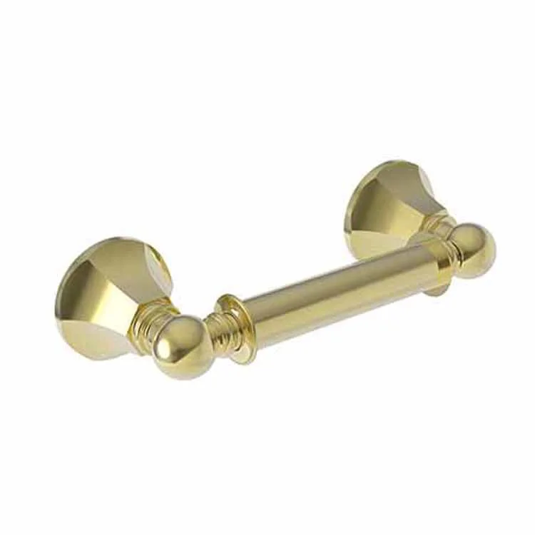 Toilet Paper Holder Metropole Double Post Forever Brass PVD Brass 9-1/2 Inch 3-1/5 Inch Wall Mount