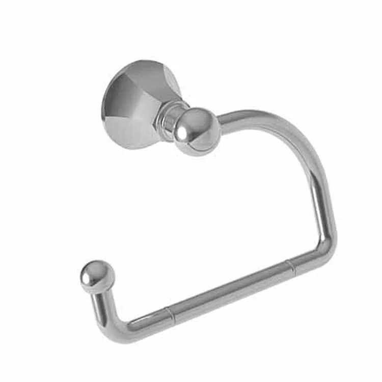 Toilet Paper Holder Metropole Open Roller Midnight Chrome Brass 5-7/8 Inch 3-1/7 Inch Wall Mount