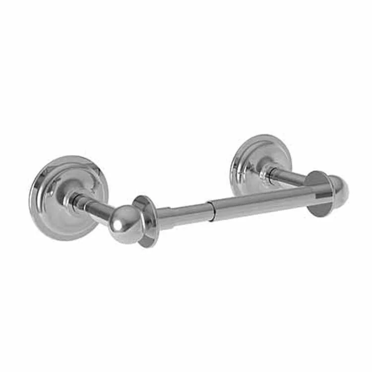 Toilet Paper Holder Miro Double Post Antique Nickel Brass 7-7/8 Inch 2-15/16 Inch Wall Mount