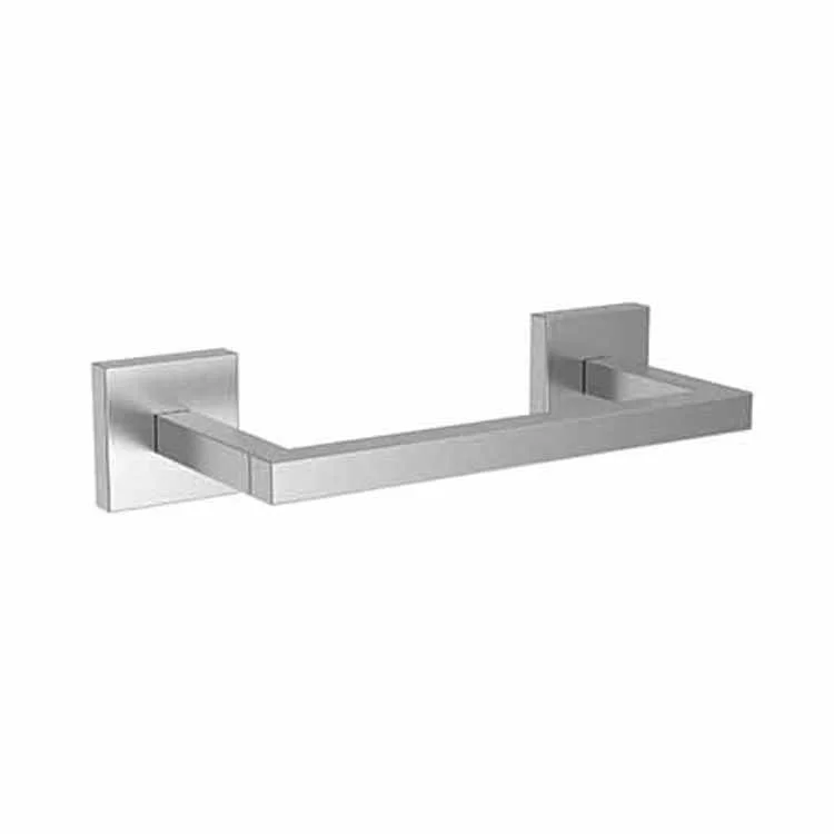 Toilet Paper Holder Cube 2 Double Post with Pivoting Roller Stainless Steel PVD Brass 8-1/3 Inch 3-1/4 Inch Wall Mount