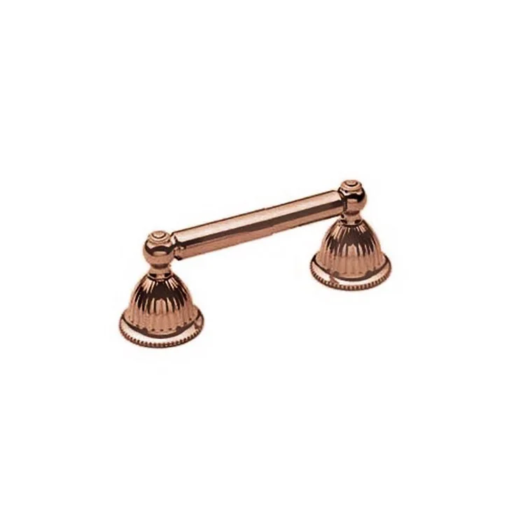 Toilet Paper Holder Alexandria Double Post Antique Copper Brass 8-13/16 Inch 4-1/8 Inch Wall Mount