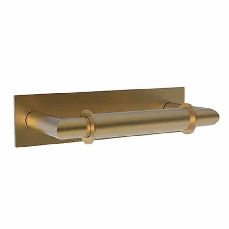 Toilet Paper Holder Metro Double Post Satin Bronze PVD Brass 8-3/4 Inch 3-2/3 Inch Wall Mount