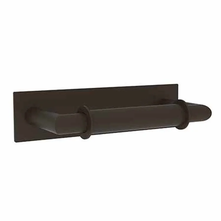 Toilet Paper Holder Metro Double Post Oil Rubbed Bronze Brass 8-3/4 Inch 3-2/3 Inch Wall Mount