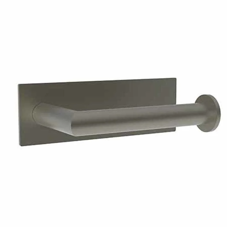 Toilet Paper Holder Metro Open Roller Gun Metal Brass 6-3/4 Inch 3-2/3 Inch Wall Mount