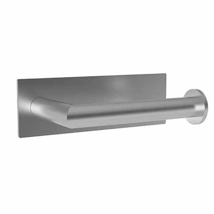 Toilet Paper Holder Metro Open Roller Stainless Steel PVD Brass 6-3/4 Inch 3-2/3 Inch Wall Mount