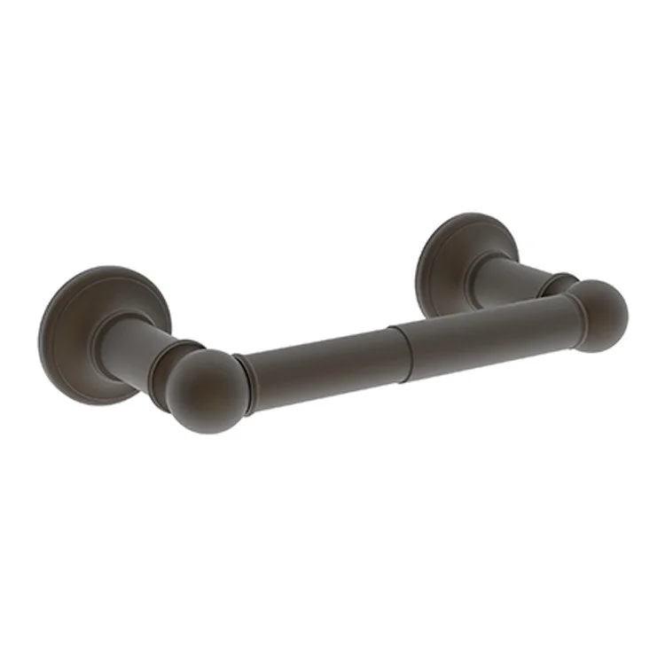 Toilet Paper Holder Ithaca Double Post Weathered Brass 8-3/8 Inch 3-9/16 Inch Wall Mount