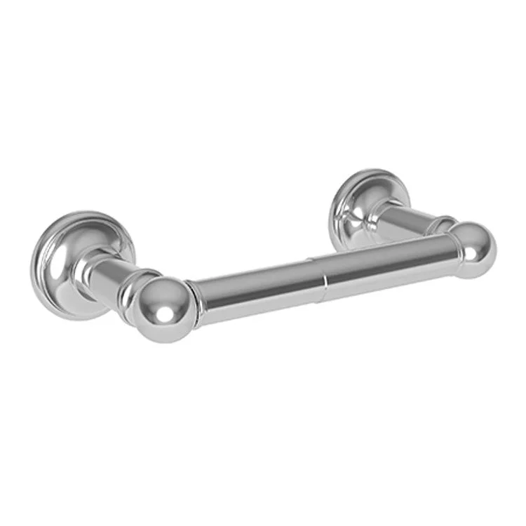 Toilet Paper Holder Ithaca Double Post Antique Nickel Brass 8-3/8 Inch 3-9/16 Inch Wall Mount