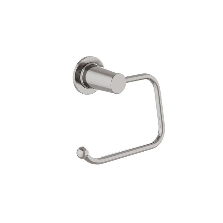 Toilet Paper Holder Dorrance Open Roller Polished Nickel Brass 6-1/4 Inch 3-1/7 Inch Wall Mount