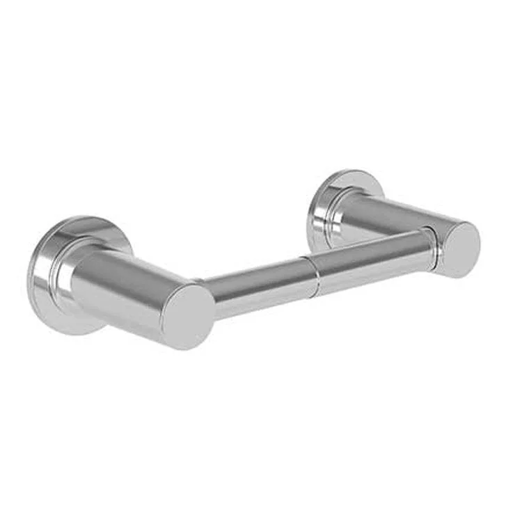 Toilet Paper Holder Dorrance Double Post Satin Nickel PVD Brass 8-4/5 Inch 3-2/7 Inch Wall Mount