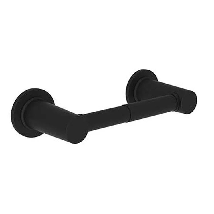 Toilet Paper Holder Dorrance Double Post Flat Black Brass 8-4/5 Inch 3-2/7 Inch Wall Mount