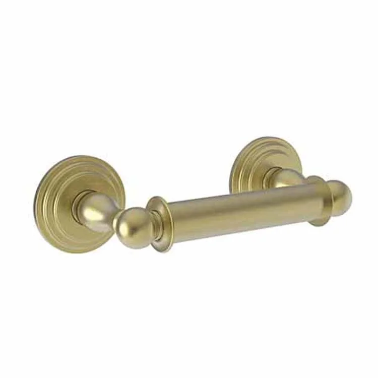 Toilet Paper Holder Alveston Double Post Satin Brass PVD Brass 8-9/16 Inch 3-3/4 Inch Wall Mount