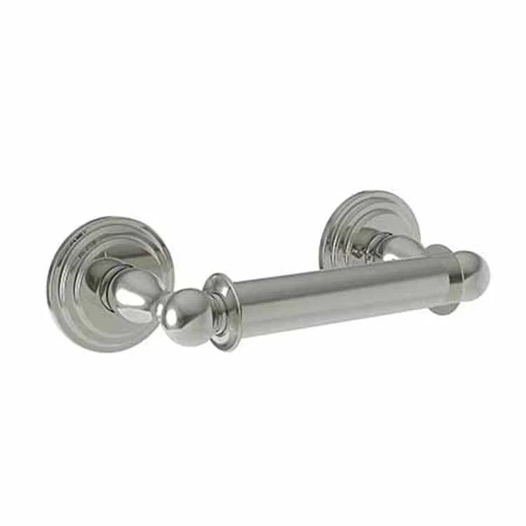 Toilet Paper Holder Alveston Double Post Polished Nickel Brass 8-9/16 Inch 3-3/4 Inch Wall Mount