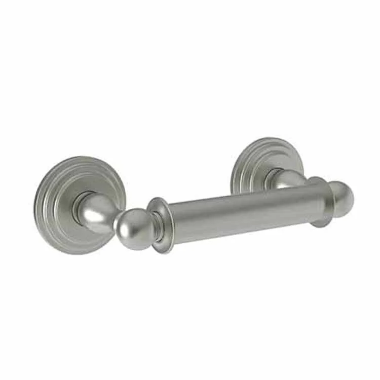 Toilet Paper Holder Alveston Double Post Satin Nickel PVD Brass 8-9/16 Inch 3-3/4 Inch Wall Mount