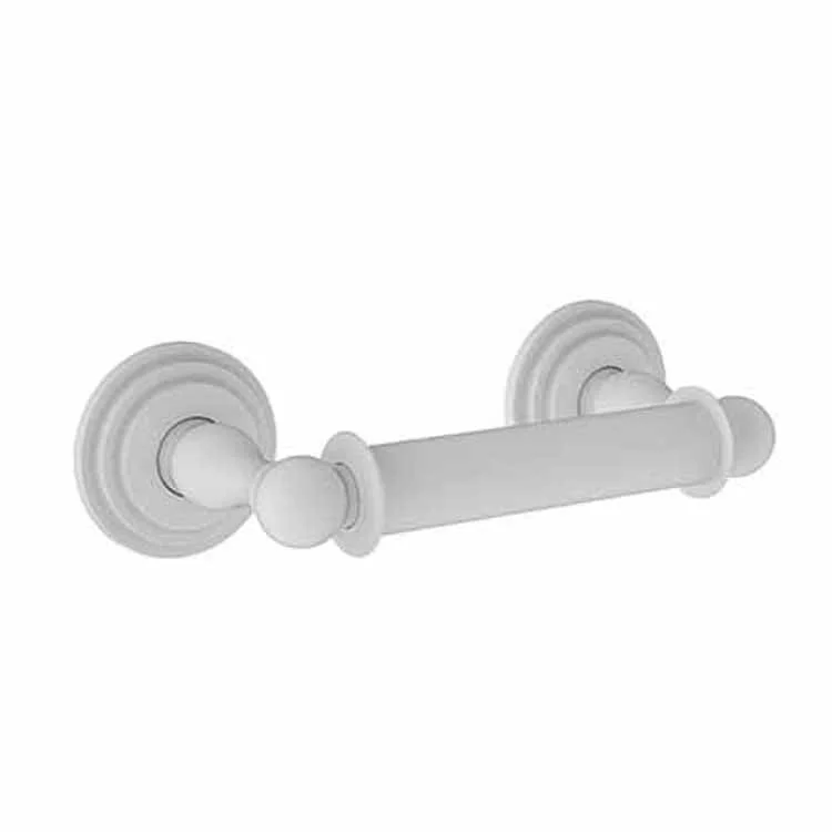 Toilet Paper Holder Alveston Double Post Matte White Brass 8-9/16 Inch 3-3/4 Inch Wall Mount