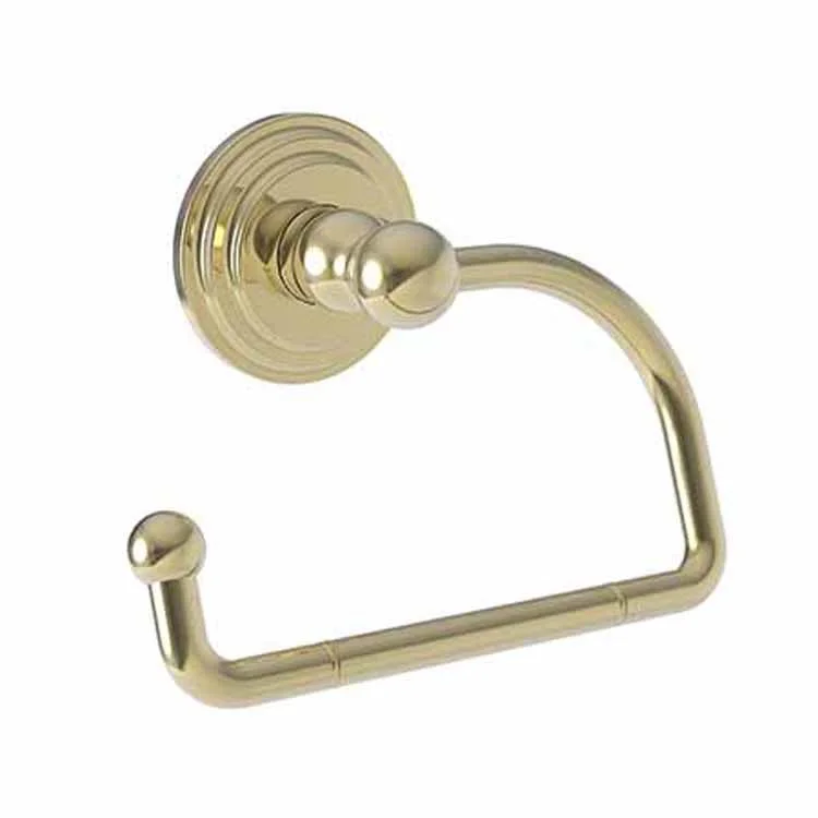 Toilet Paper Holder Alveston Open Roller French Gold PVD Brass 5-7/8 Inch 3-1/4 Inch Wall Mount