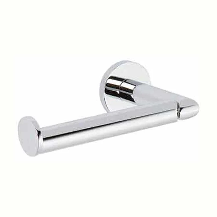 Toilet Paper Holder East Linear Open Roller English Bronze Brass 6 Inch 3-1/2 Inch Wall Mount